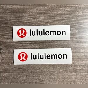 2 LULULEMON stickers ⚡️ New